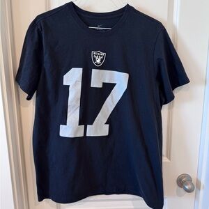 Nike Raiders Black Tee #17 Davante Adams